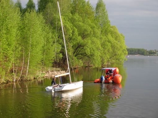 фирсов, яхта эм-ка, яхт-клуб пирогово. новая лодка